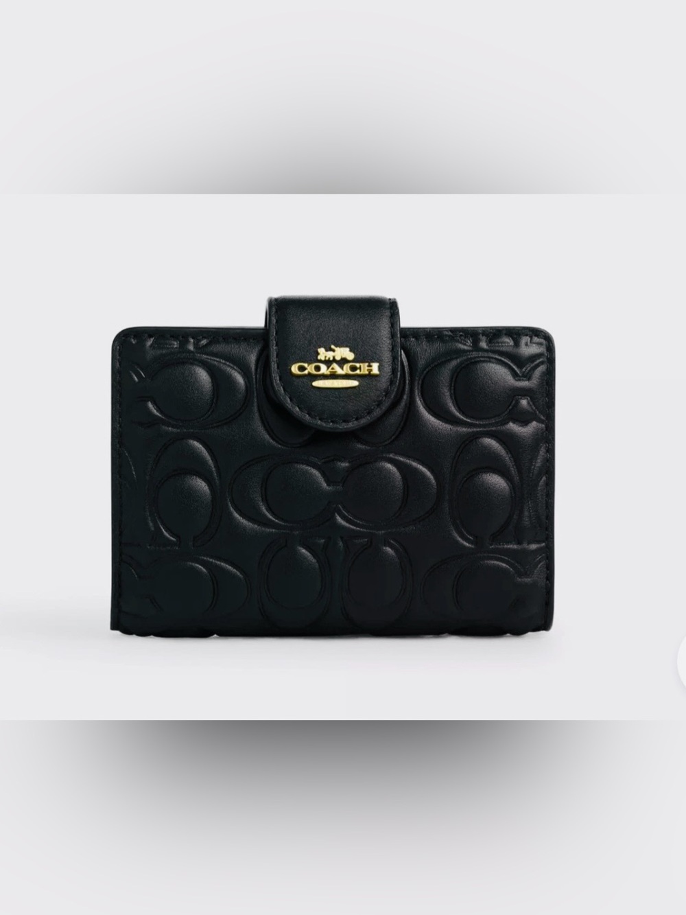 Coach Medium Corner Zip Wallet EUC
